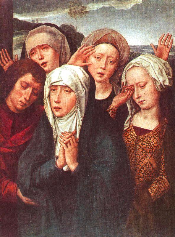 Hans Memling The Virgin, St.John and the Holy Women China oil painting art